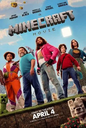 A Minecraft Movie 2025 Hindi Dual Audio WEB-DL 720p - 480p - 1080p Movie Poster