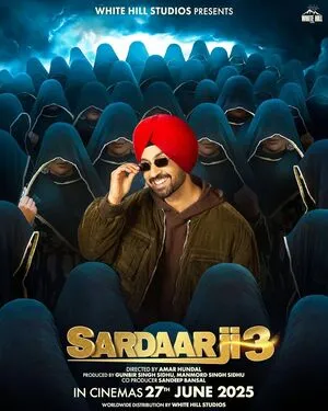 Sardaarji 3 2025 Punjabi CAMRip 720p - 480p - 1080p Movie Poster