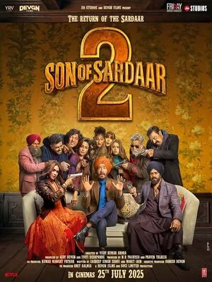 Son of Sardaar 2 2025 Hindi HDTC 720p - 480p - 1080p Movie Poster