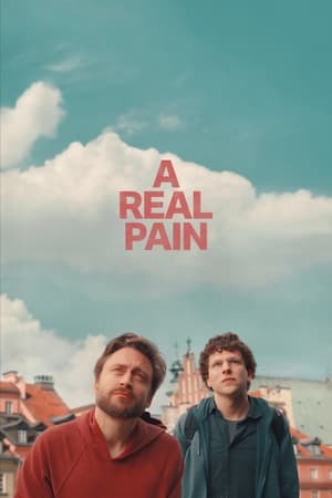 A Real Pain 2024 Hindi Subbed CAMRip 1080p Movie Poster