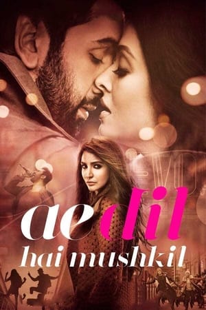 Ae Dil Hai Mushkil 2016 Hindi DVDScr 800MB Movie Poster