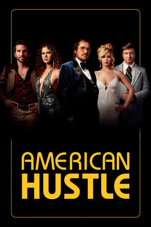 American Hustle 2013 Dual Audio Hindi 480p BluRay 400MB Movie Poster