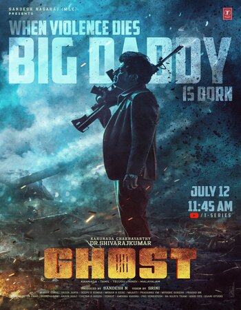 Ghost 2023 Hindi (Cleaned) Dual Audio DVDScr 720p – 480p Movie Poster