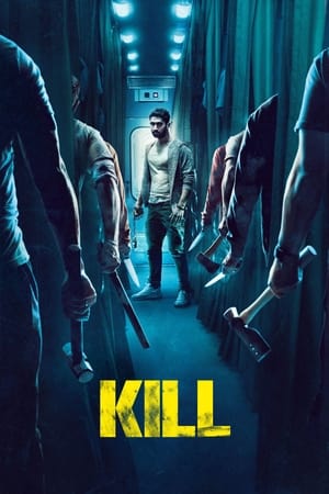 Kill 2024 Hindi CAMRip 1080p Movie Poster