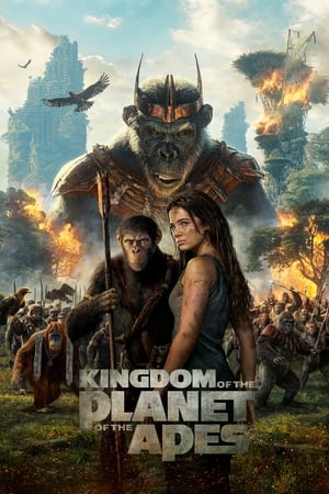 Kingdom of the Planet of the Apes 2024 Tamil CAMRip 1080p Movie Poster