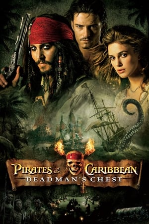 Pirates of the Caribbean Dead Man's Chest (2006) 100mb Hindi Dual Audio movie Hevc BRRip Download Movie Poster