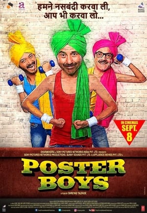 Poster Boys 2017 190mb hindi movie Hevc DVDRip Download Movie Poster