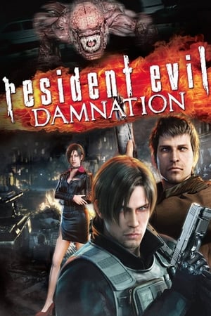 Resident Evil Damnation 2012 Hindi Dual Audio 480p BluRay 300MB Movie Poster